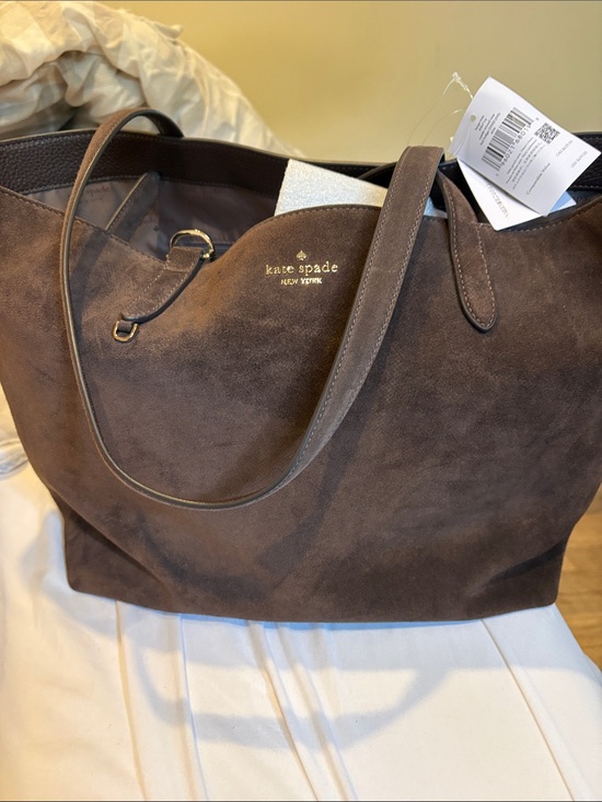 kate spade Handbags - kate spade New York Brown Suede Tote